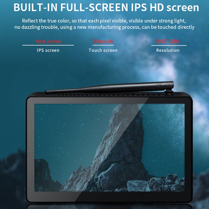 PiPo X9S All-in-One Mini PC, 9.0 inch, 4GB+64GB, Windows 10 Intel Celeron N4020 Dual Core up to 2.8GHz, Support WiFi & Bluetooth & TF Card & HDMI & RJ45, US Plug (Black)