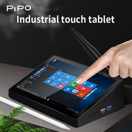 PiPo X9S All-in-One Mini PC, 9.0 inch, 4GB+64GB, Windows 10 Intel Celeron N4020 Dual Core up to 2.8GHz, Support WiFi & Bluetooth & TF Card & HDMI & RJ45, US Plug (Black)