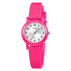 SKMEI 1659 Thin PU Leather Strap Small Dial Quartz Watch for Ladies