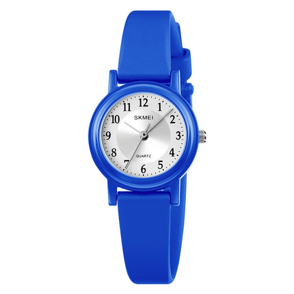 SKMEI 1659 Thin PU Leather Strap Small Dial Quartz Watch for Ladies