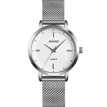 SKMEI 1528 Simple Fashion Lady Watch Casual Netting Scales