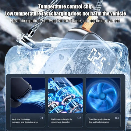Car Portable Electric Tire Inflator Pump, Model: Wireless Dual Use
