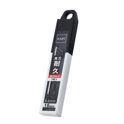 KAKC-18 Black Blade Cutter Blade 18mm Wall Cutter Blade, Specification: 10pcs /Box