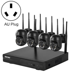 ESCAM WNK614 HD 3.0 Million Pixels 8- channel Wireless + 4IPC Wireless NVR Security System, AU Plug