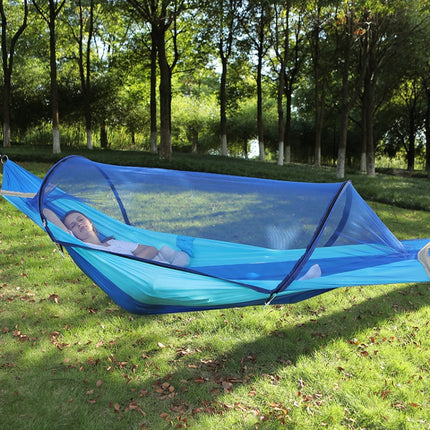 Outdoor Camping Anti-Mosquito Quick- Opening Hammock, Spec: Double (Army Green)