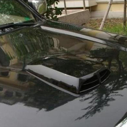 Car Turbo Style Air Intake Bonnet Scoop for Car Decoration(Black)