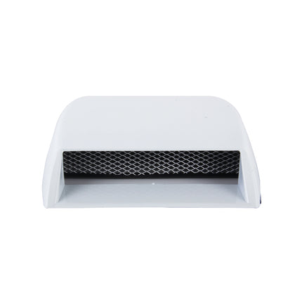Car Turbo Style Air Intake Bonnet Scoop for Car Decoration(White)