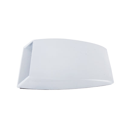 Car Turbo Style Air Intake Bonnet Scoop for Car Decoration(White)