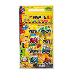 8pcs /Set Mini Engineering Team Pull-back Car Children Toys(2831A)