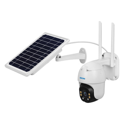 ESCAM QF130 1080P IP66 Waterproof WiFi IP Camera with Solar Panel & Battery, Support Night Vision & Motion Detection & Two Way Audio & TF Card & PTZ Control