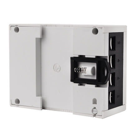 SINOTIMER Three-Phase Backlight Display Rail Type Electricity Meter 5-100A 400V(DDS024 White Shell)