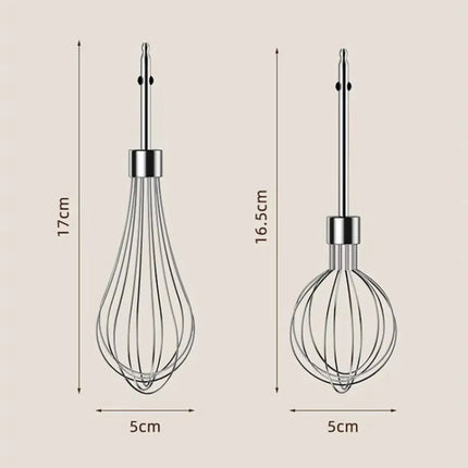 Rotary Folding Double-head Electric Home Egg Beater Fully Automatic Wireless Baking Mixer(Black)