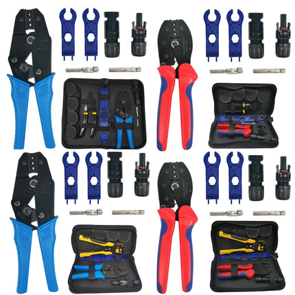 Photovoltaic Connector Crimping Pliers Solar Panel Installation Tools, Model: Set 3