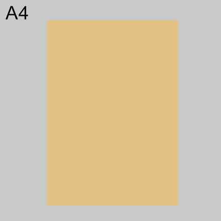 100pcs / Pack A4 Self-adhesive Printer Paper(Brown)