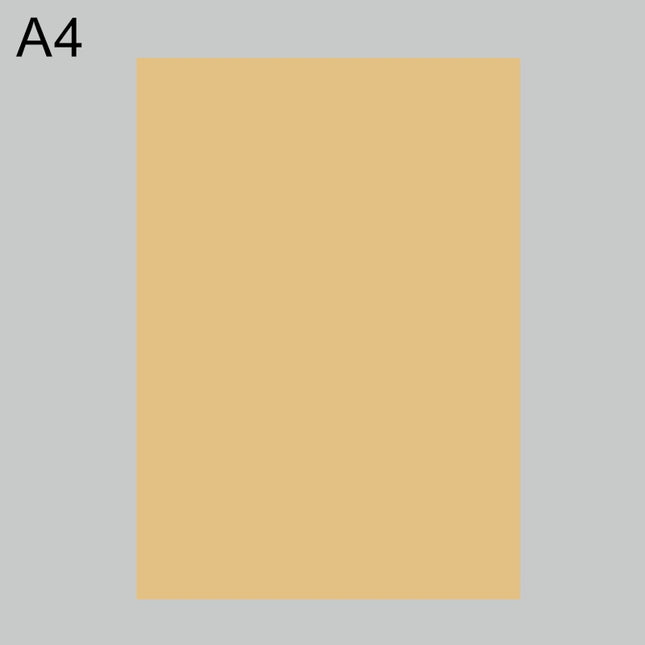 100pcs / Pack A4 Self-adhesive Printer Paper(Brown)