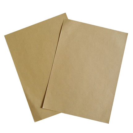 100pcs / Pack A4 Self-adhesive Printer Paper(Brown)