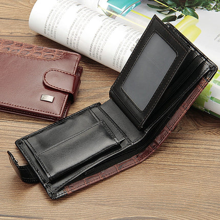 Baellerry M1078 Splicing Leather Casual Men
