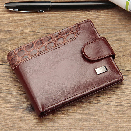 Baellerry M1078 Splicing Leather Casual Men