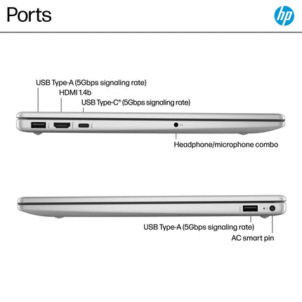 HP - 15.6" Touch-Screen Laptop - Intel Core i3 - 8GB Memory - 256GB SSD - Natural Silver
