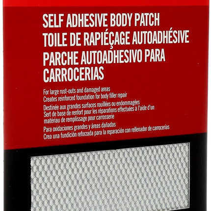 Bondo Self-Adhesive Body Patch, For Large Rust-Outs and Damaged Areas, 2 Patches, 5.9 in x 5.8 in, 2 Patches