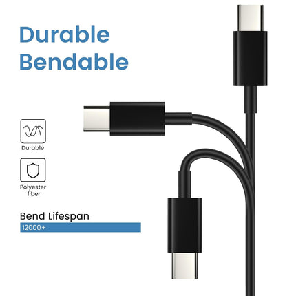 Pcs Smays USB C Cable Bulk 10-Pack 3ft, Type C Phone Charger Lot Black