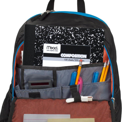 PCS Mead Composition Notebooks, Wide Ruled Paper, 9-3/4" x 7-1/2", 100 Sheets per Comp Book, Black Marble (72936)