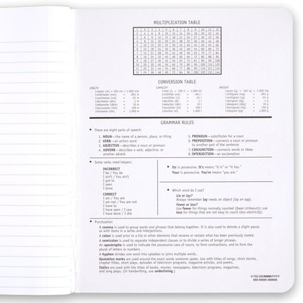 PCS Mead Composition Notebooks, Wide Ruled Paper, 9-3/4" x 7-1/2", 100 Sheets per Comp Book, Black Marble (72936)