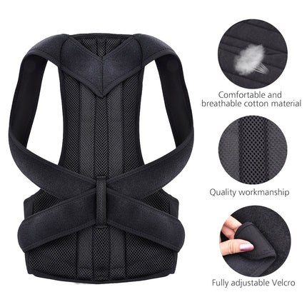 Back Posture Corrector Shoulder Lumbar Brace Spine Support Belt Adjustable Adult Corset Posture Correction Belt Body Health Care
