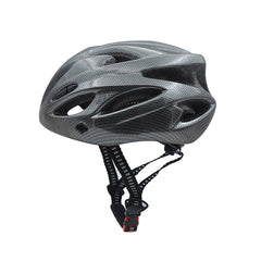 Unisex Cycling Bike One-piece Helmet, Size: One Size About 57-62cm(Fiber Black)