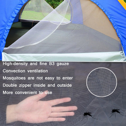 Outdoor Camping Beach Rainproof Sun-proof Automatic Quick Install Tent For 3-4 People(Blue)