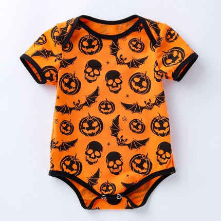 Halloween Baby Short Sleeve Romper