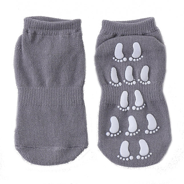 4 Pairs Anti-slip Dotted Rubber Trampoline Socks Toddler Socks For Children 1-5 Years Old