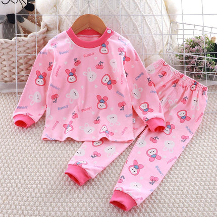 Children Pure Cotton Pajamas Set Home Clothes