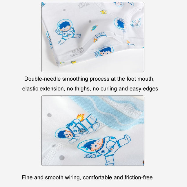 pcs/set Children High Elastic Cartoon Printed Cotton Boxer Briefs, Size: L(T-5515 Boys)