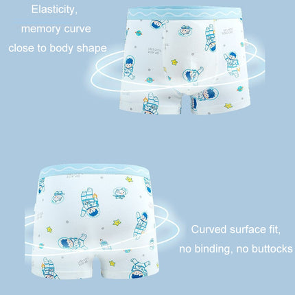 pcs/set Children High Elastic Cartoon Printed Cotton Boxer Briefs, Size: XXL(T- 5515 Boys)