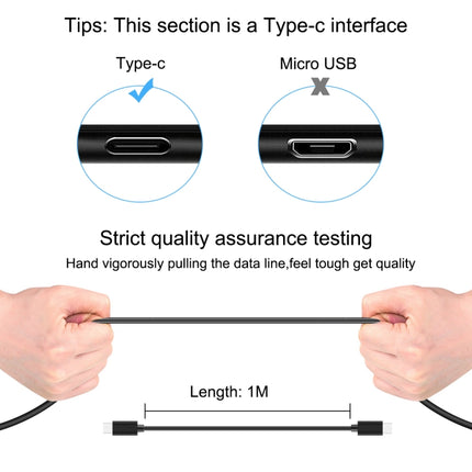 HAWEEL 1m 25W 3A Type-C / USB-C to
Type-C / USB-C Fast Charging Data Cable with OTG