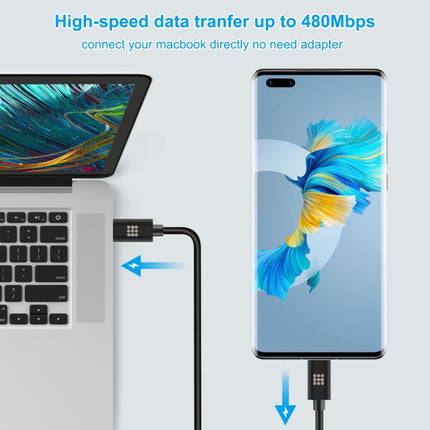 HAWEEL 1m 25W 3A Type-C / USB-C to
Type-C / USB-C Fast Charging Data Cable with OTG