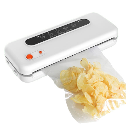 Household Commercial Food Vacuum Plastic Packaging Machine Sealer Closer Machine, US Plug (Black)