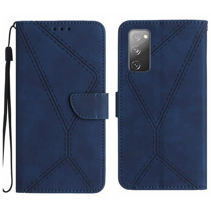 For Samsung Galaxy Stitching Embossed Leather Phone Case
