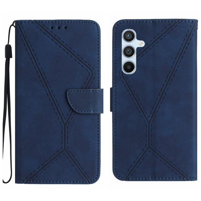 For Samsung Galaxy A34 5G Stitching Embossed Leather Phone Case