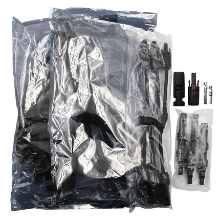10 Sets MC4 4 in 1 MC4 Photovoltaic Connector Solar Branch Connector Solar Panel Male And Female Plug Accessories