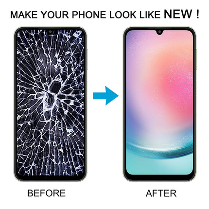 For Samsung Galaxy A24 4G SM-A245F TFT LCD Screen Digitizer Full Assembly with Frame, Not Supporting Fingerprint Identification