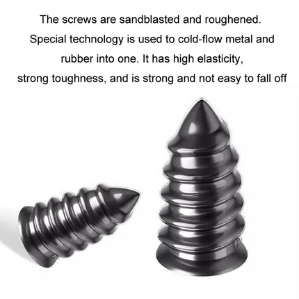 Electric Motorcycle Vacuum Tire Repair Nails, Set: 20pcs Small + 20pcs Large+ Screwdriver