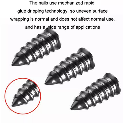 Electric Motorcycle Vacuum Tire Repair Nails, Set: 5pcs Large + Screwdriver