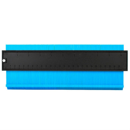 10 Inch Multifunctional Woodwork Irregular Contour Arc Gauge Tool(Blue)