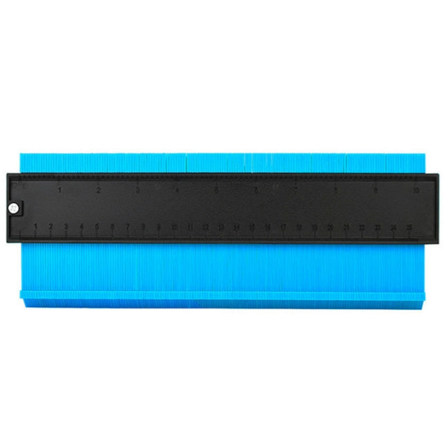 10 Inch Multifunctional Woodwork Irregular Contour Arc Gauge Tool(Blue)