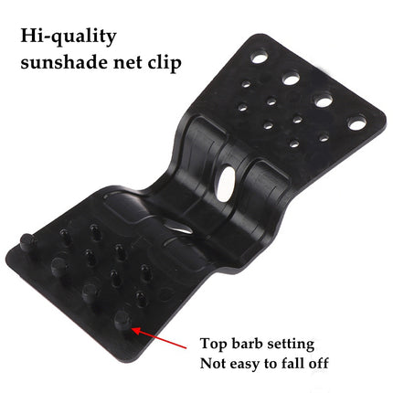 50pcs /Pack Sunshade Net Clip Garden Greenhouse Netting Shade Cloth Fastener
