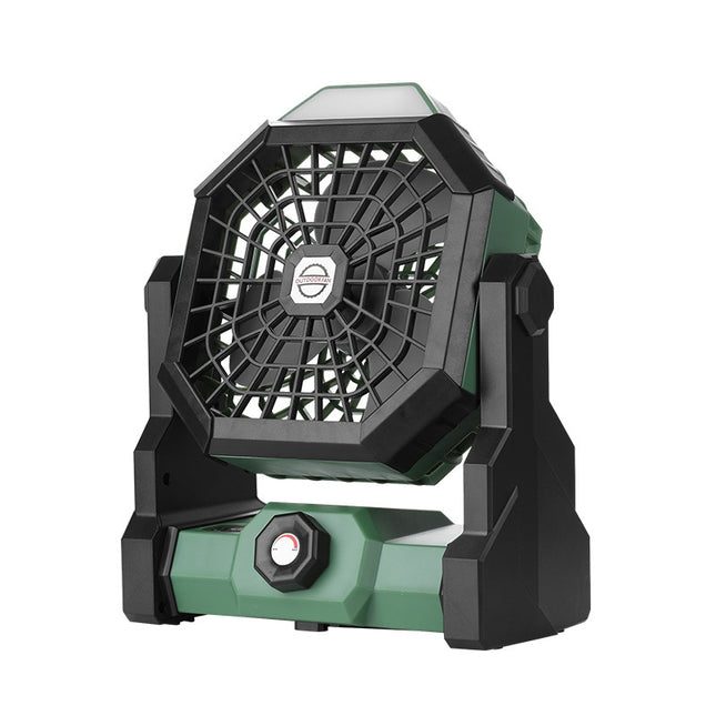 Outdoor Infinitely Variable Speed Portable Large Wind Charging Camping Lighting Fan
