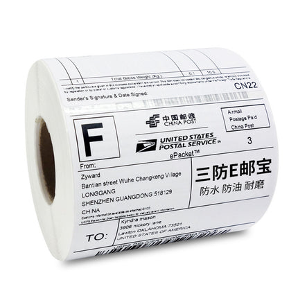 10 PCS 60mmx40mm 700 Sheets Self- adhesive Thermal Barcode Label Paper