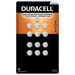 Duracell Lithium 2032 Coin Batteries, 12 ct